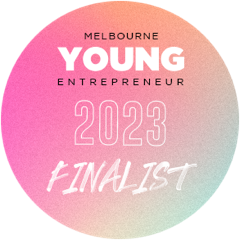 Melbourne Young Entrepreneur Awards 2023 finalist
