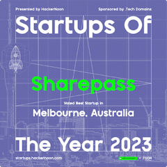 HackerNoon Startups of the Year 2023: SharePass, voted best startup in Melbourne, Australia